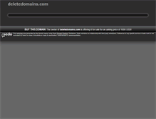 Tablet Screenshot of deletedomains.com